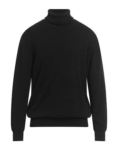 BELLWOOD Polo neck Black 45% Cotton, 45% Wool, 10% Cashmere