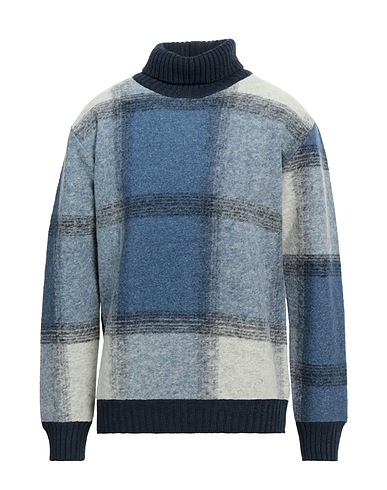 NEILL KATTER Turtleneck Pastel blue 75% Acrylic, 10% Viscose, 10% Wool, 5% Alpaca wool