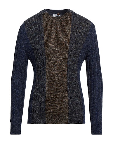 HERITAGE Jumper Navy blue 100% Virgin Wool