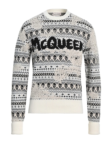 MCQUEEN Sweater Cream 100% Wool
