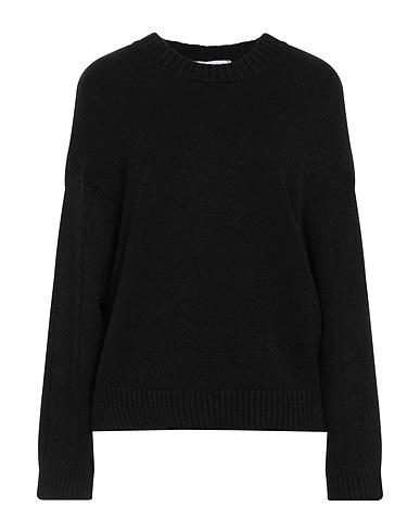 CARACTÈRE Sweater Black 50% Viscose, 27% Polyester, 23% Polyamide