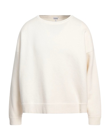 LOEWE Cashmere blend Off white 99% Cashmere, 1% Polyamide