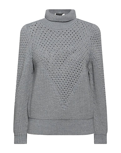 NUDE Dolcevita Grigio 50% Lana Vergine, 50% Acrilico