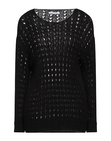 CARACTÈRE Jumper Black 50% Polyacrylic, 28% Polyamide, 11% Mohair wool, 11% Wool