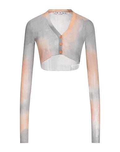 OFF-WHITE™ Cardigan Grigio 70% Poliammide, 30% Poliestere