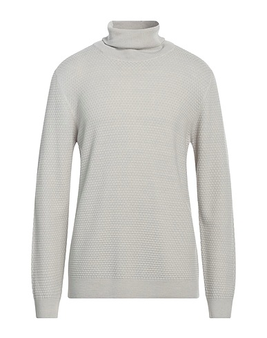 BELLWOOD Rollkragenpullover Hellgrau 100% Merinowolle