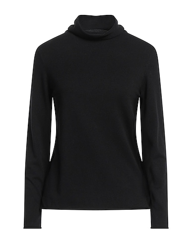 BELLWOOD Polo neck Black 73% Viscose, 14% Polyester, 13% Nylon