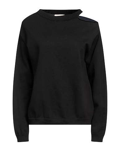 SEMICOUTURE Sweater Black 100% Cotton