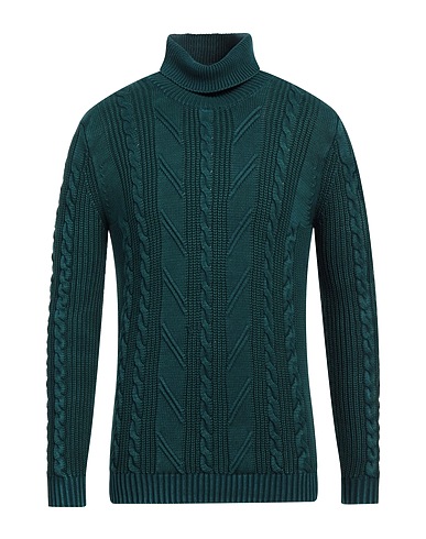 NORTH POLE Rollkragenpullover Dunkelgrün 55% Baumwolle, 30% Wolle, 15% Acryl