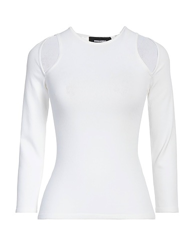 DSQUARED2 Jumper White 83% Viscose, 17% Polystyrene