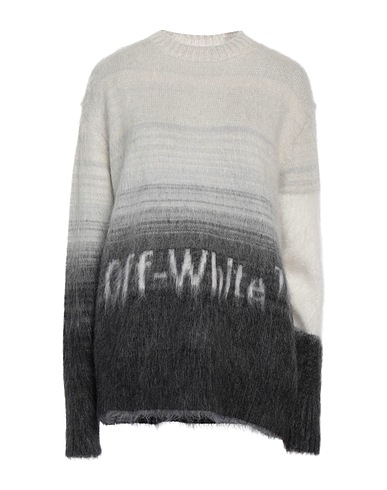 OFF-WHITE™ Jumper Light grey 67% Mohair wool, 28% Polyamide, 5% Wool