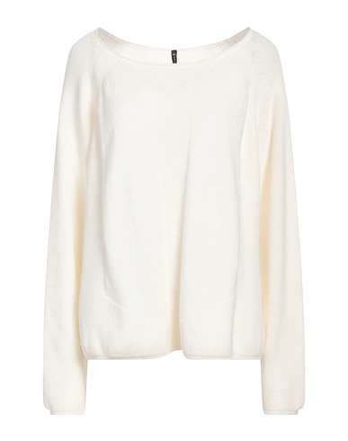 MANILA GRACE Jumper Ivory 35% Polyamide, 30% Wool, 30% Viscose, 5% Cashmere