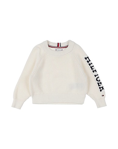 TOMMY HILFIGER Jumper White 100% Cotton
