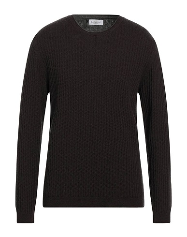 BELLWOOD Sweater Dark brown 45% Cotton, 45% Wool, 10% Cashmere