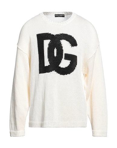 DOLCE&GABBANA Jumper Ivory 100% Linen
