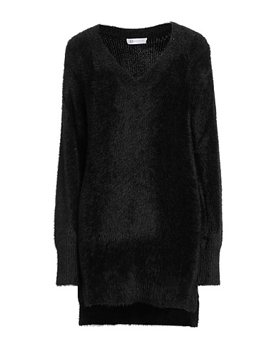DIANA GALLESI Jumper Black 91% Recycled polyacrylic, 6% Polyester, 3% Metallic fiber