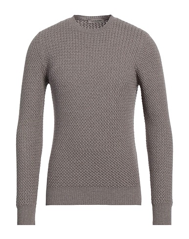 LA FILERIA Sweater Taupe 100% Virgin Wool