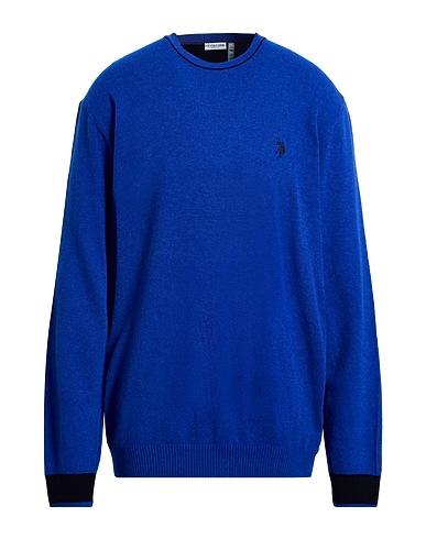 U.S.POLO ASSN. Pullover Blau 80% Wolle, 20% Polyamid