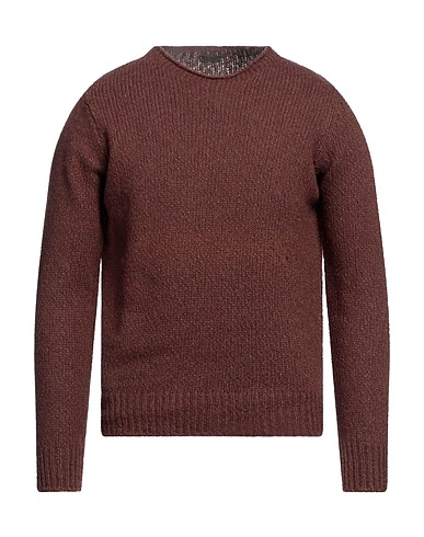 100% MAX Jumper Chocolate brown 45% Wool, 42% Cotton, 13% Alpaca wool