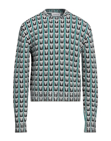 LANVIN Jumper Green 36% Virgin Wool, 22% Polyamide, 21% Alpaca wool, 21% Mohair wool