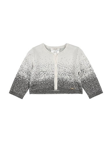 LIU •JO Cardigan Ivory 45% Viscose, 27% Cotton, 18% Polyamide, 10% Polyester