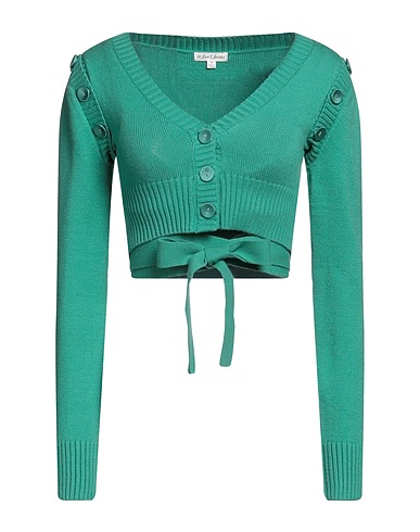 FOR LOVE & LEMONS Bolero Grün 50% Acryl, 28% Polyester, 22% Nylon