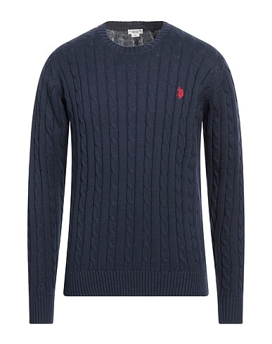U.S.POLO ASSN. Jumper Navy blue 90% Cotton, 10% Cashmere
