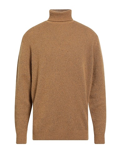 FILIPPO DE LAURENTIIS Cashmere blend Camel 71% Cashmere, 19% Silk, 10% Polyester