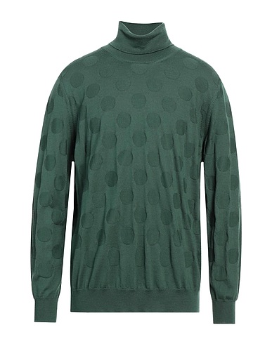 +39 MASQ Dolcevita Verde scuro 100% Lana Merino
