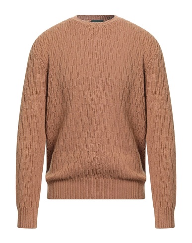 ZANONE Pullover Cammello 50% Lana di alpaca, 50% Lana Vergine
