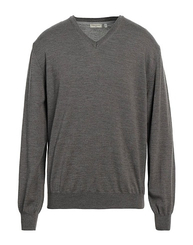 ANGELO NARDELLI Jumper Grey 100% Merino Wool