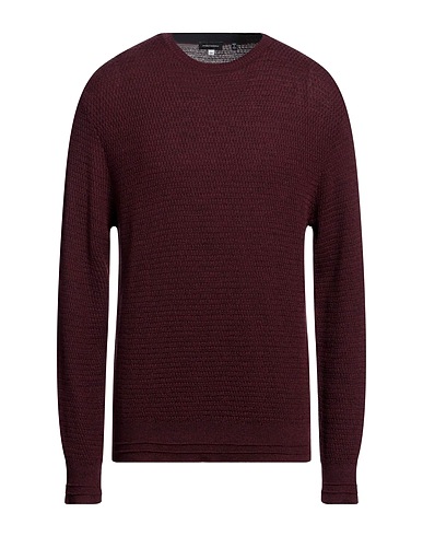 ANGELO NARDELLI Pullover Bordeaux 100% Merinowolle