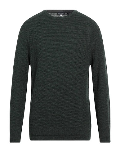 ANGELO NARDELLI Sweater Dark green 100% Merino Wool
