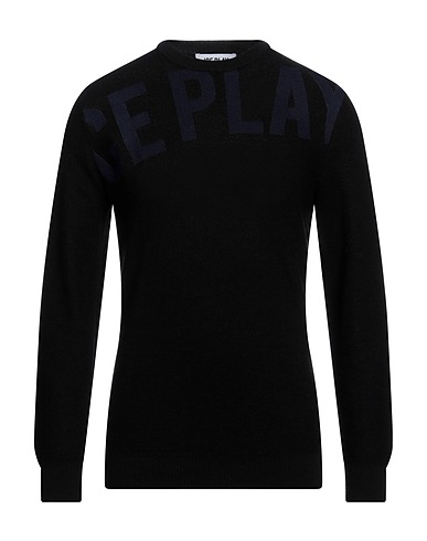 ICE PLAY Jumper Black 100% Wool