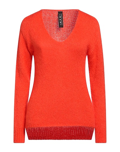 MDM MADEMOISELLE DU MONDE Jumper Orange 40% Polyester, 30% Mohair wool, 30% Polyamide