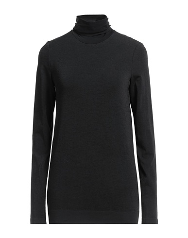 WOLFORD T-shirt Nero 48% Cotone, 46% Poliammide, 6% Elastan