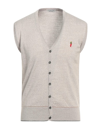 COOPERATIVA PESCATORI POSILLIPO Cardigan Grey 100% Merino Wool