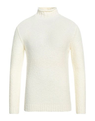 KANGRA Polo neck Ivory 95% Merino Wool, 5% Polyamide