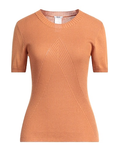 WOLFORD Pullover Kamel 85% Viskose, 10% Kaschmir, 5% Baumwolle