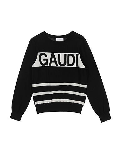 GAUDÌ Jumper Black 50% Wool, 50% Acrylic