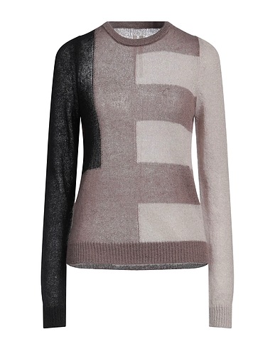 RICK OWENS Jumper Taupe 50% Polyamide, 46% Mohair wool, 4% Wool