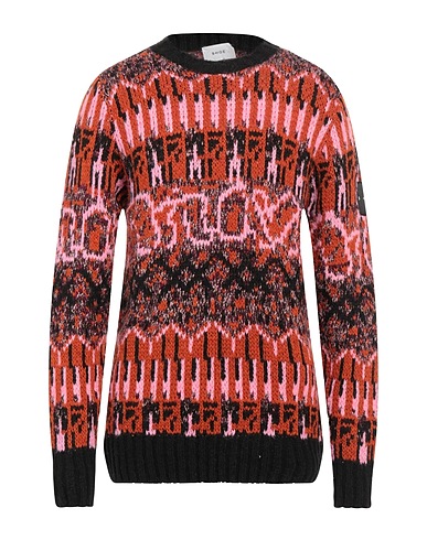 SHOE Jumper Rust 50% Acrylic, 50% Wool