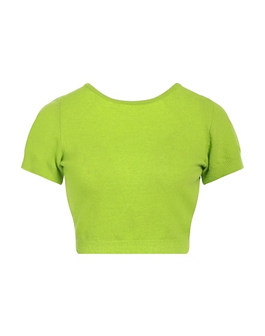 FEDERICA TOSI Pullover Verde lime 82% Lana, 15% Cachemire, 3% Poliammide