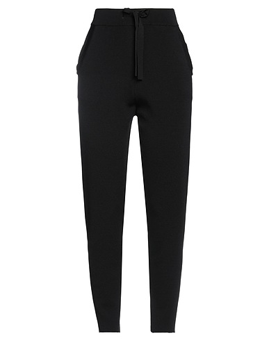 EMMA & GAIA Casual trouser Black 65% Viscose, 35% Polyamide