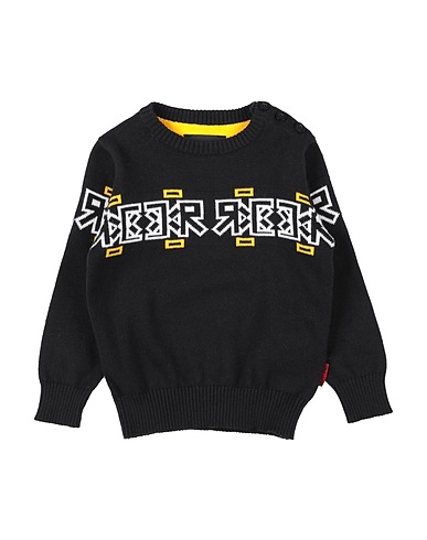 JOHN RICHMOND Jumper Black 50% Cotton, 50% Acrylic
