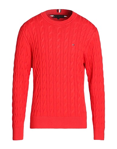 TOMMY HILFIGER Jumper Tomato red 100% Cotton