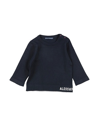 DANIELE ALESSANDRINI Jumper Midnight blue 80% Viscose, 20% Nylon