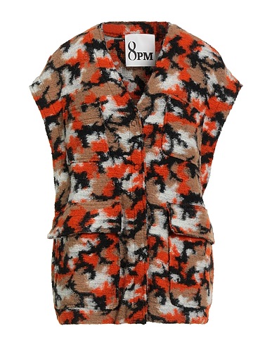 8PM Cardigan Orange 45% Polyester, 30% Acrylic, 15% Virgin Wool, 10% Mohair wool, Cotton