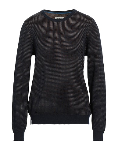 FRED MELLO Jumper Midnight blue 55% Polyester, 20% Acrylic, 20% Polyamide, 5% Wool