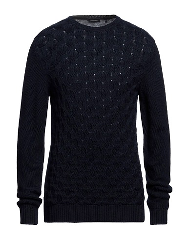 ANGELO NARDELLI Jumper Midnight blue 50% Merino Wool, 50% Acrylic